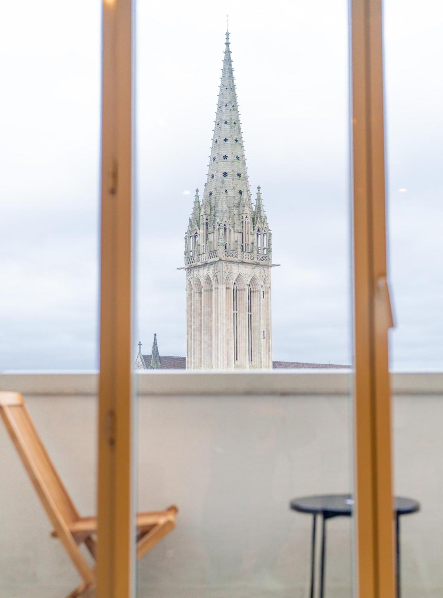 Appt Premium Centre Chateau Terrasse 2 Chambres 6P Vue Exceptionnelle Caen Bagian luar foto