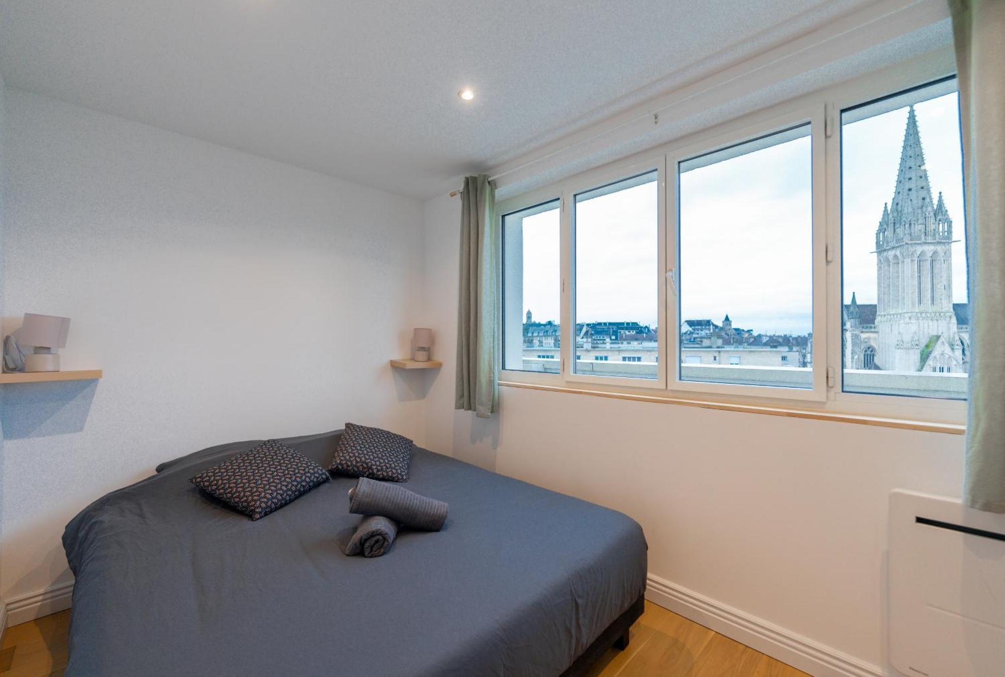 Appt Premium Centre Chateau Terrasse 2 Chambres 6P Vue Exceptionnelle Caen Bagian luar foto